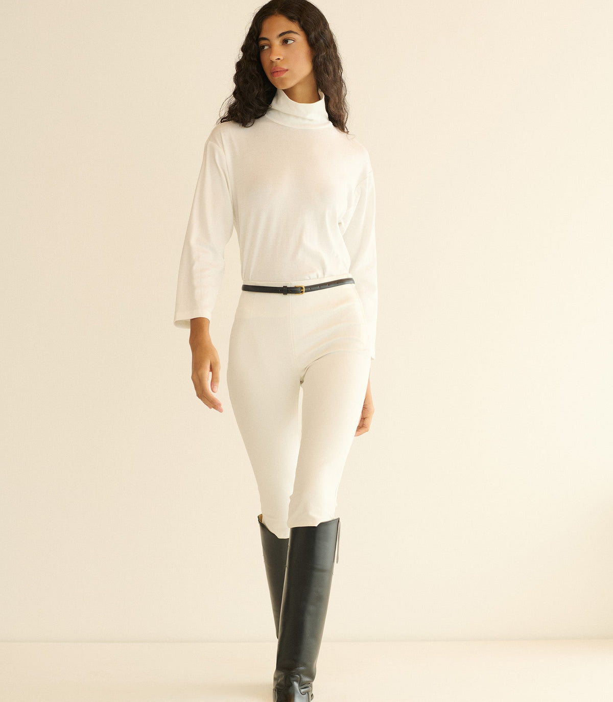 HAWTHORN TURTLENECK -- SALT