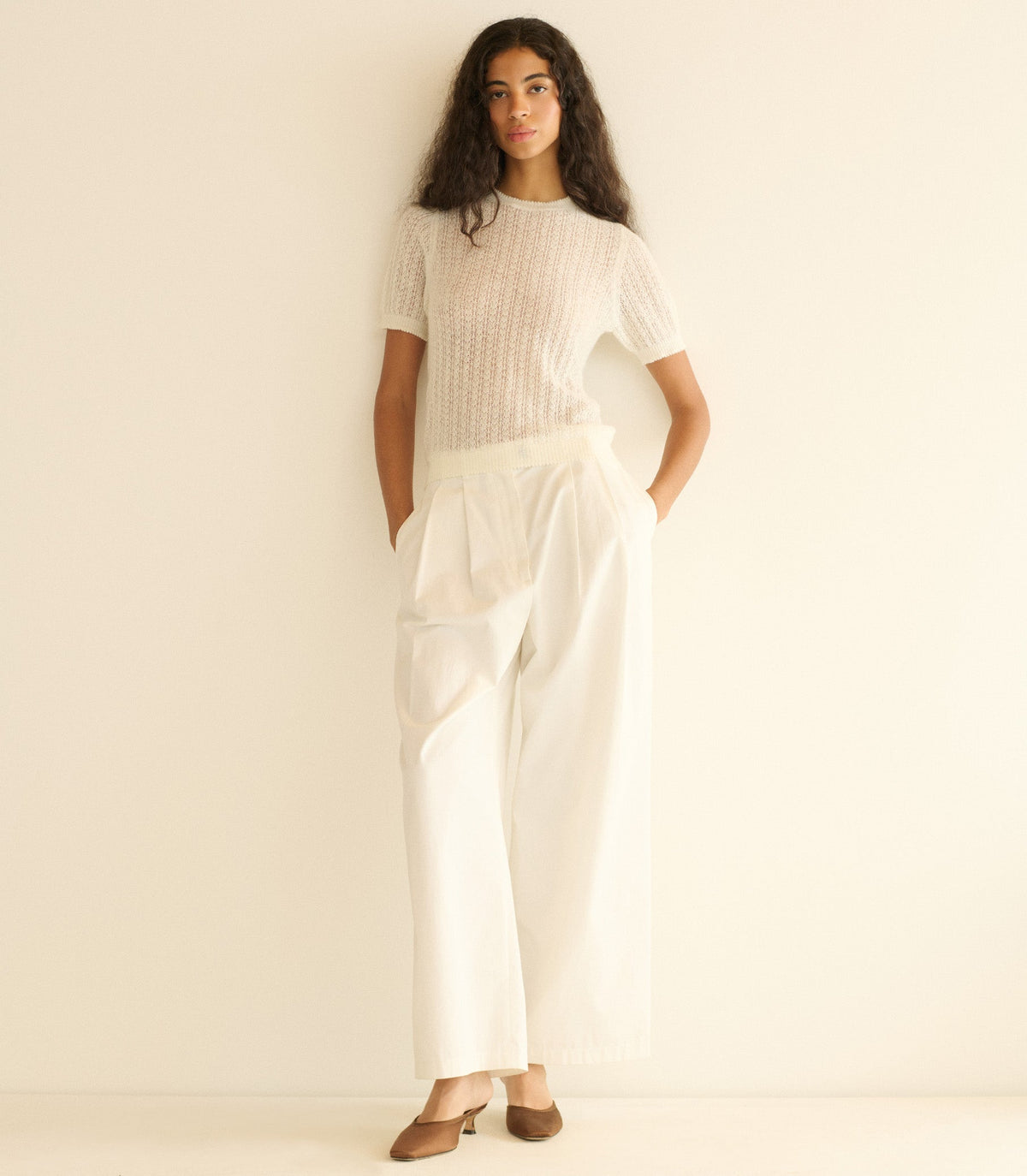 MONICA SWEATER -- IVORY