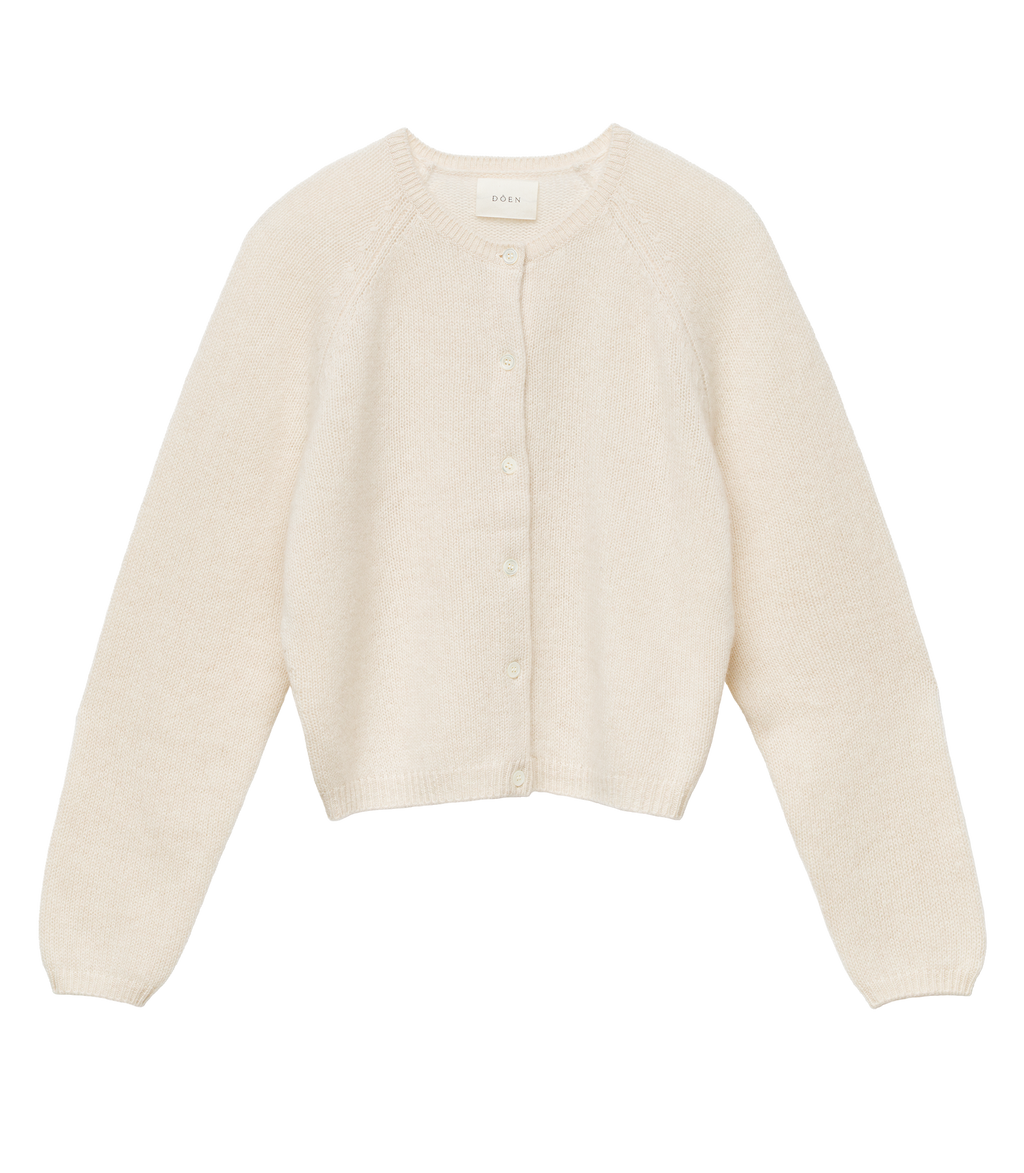 PEROLINE CASHMERE CARDIGAN -- DOGWOOD