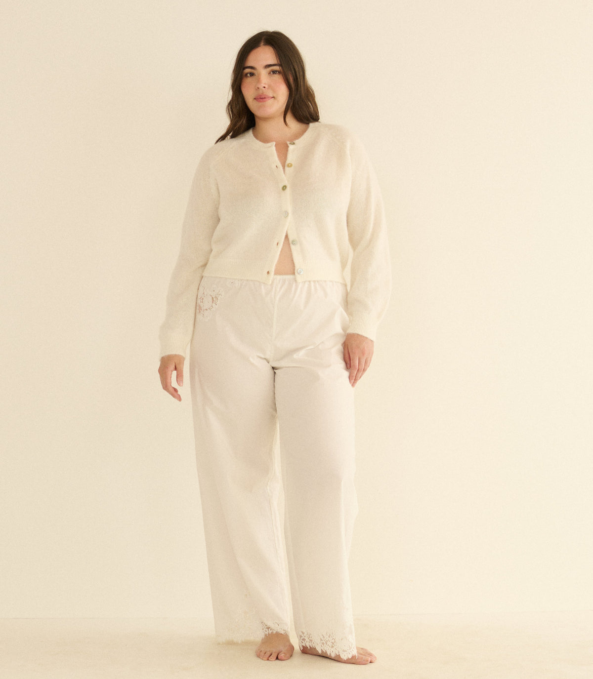 PETRA CARDIGAN -- IVORY