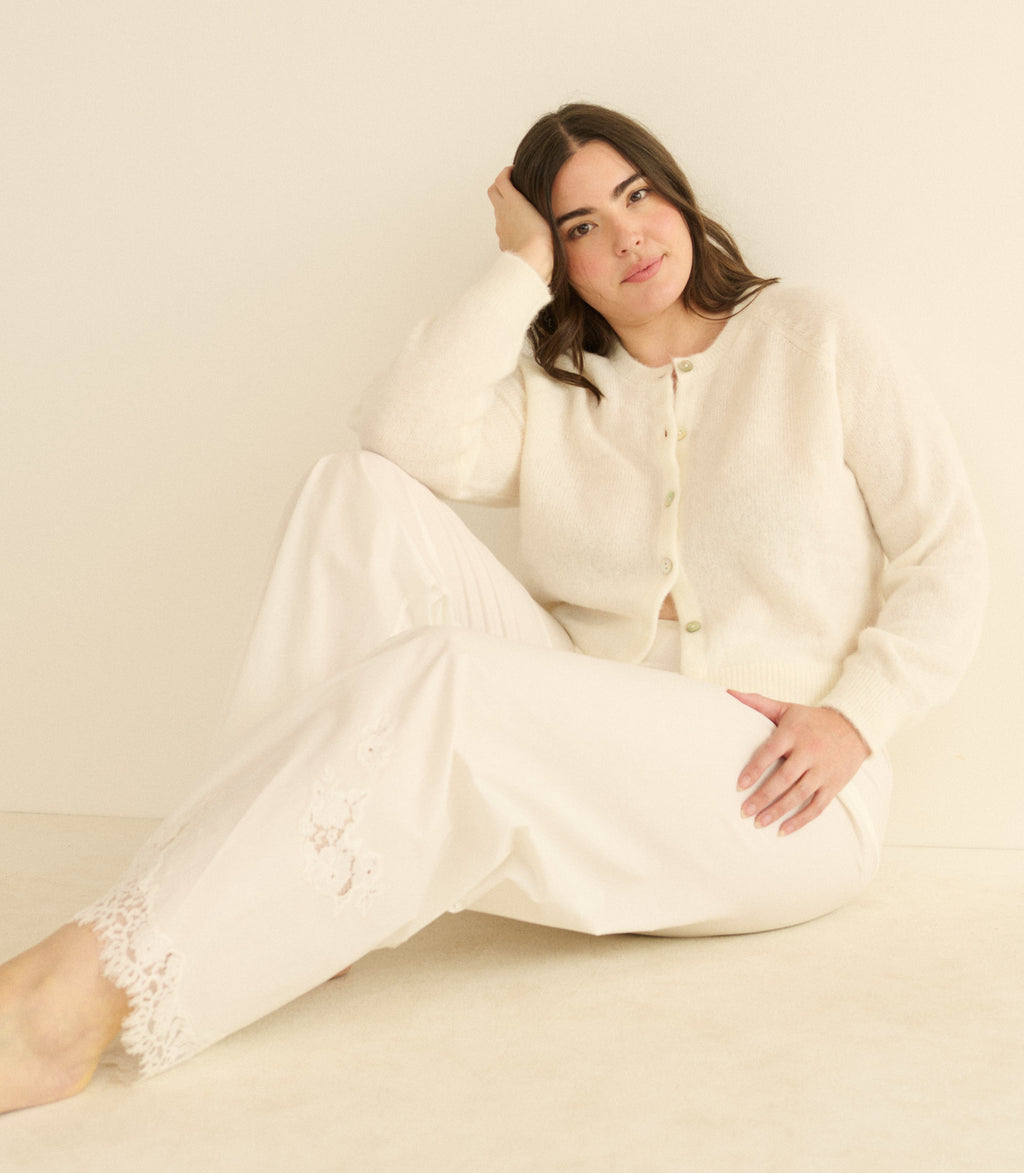 PETRA CARDIGAN -- IVORY